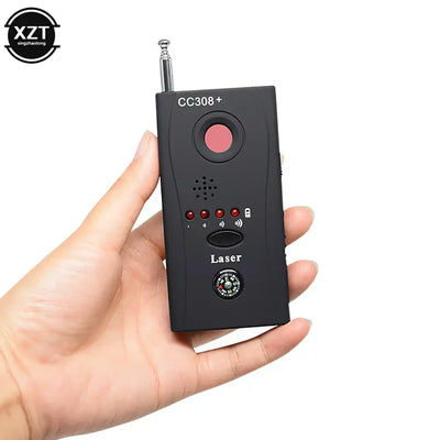 Detects hidden wireless cameras & bugs.