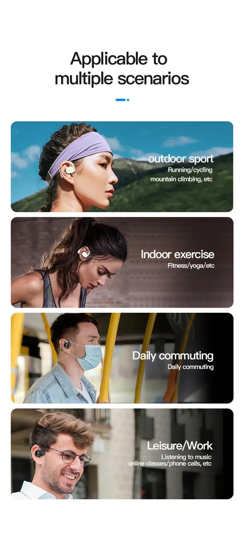 Hear ambient sounds while enjoying your music.