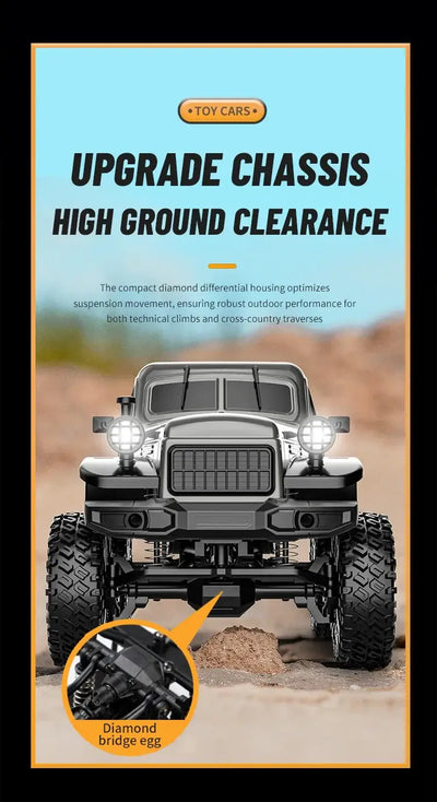 Cool pickup truck toy for all terrains.