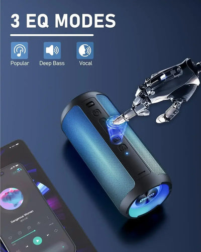 LED party speaker with colorful light show