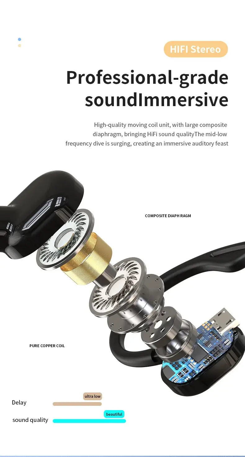 Crystal-clear sound for calls and music.