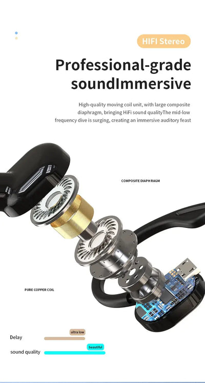 Crystal-clear sound for calls and music.