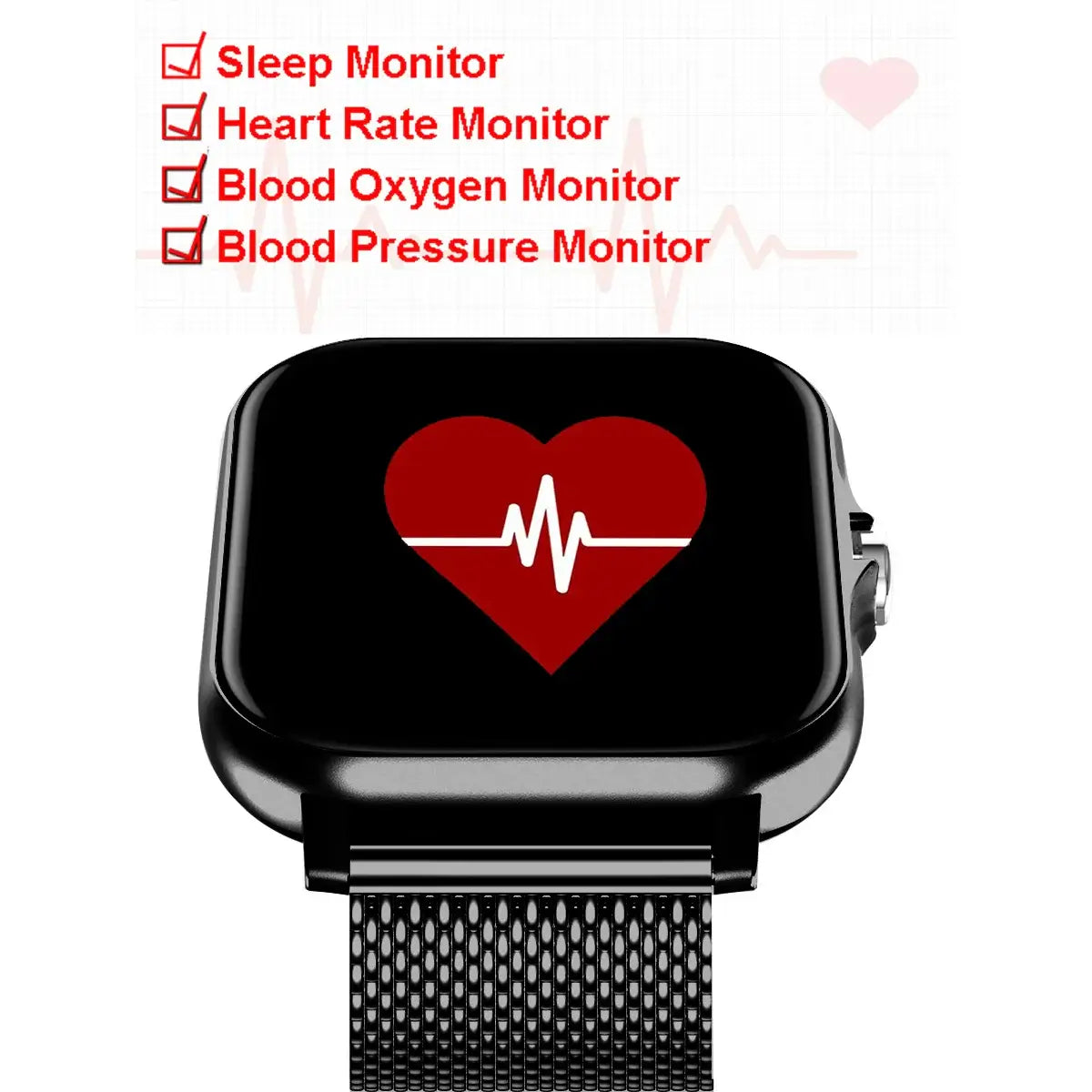Waterproof design for daily use and workouts.