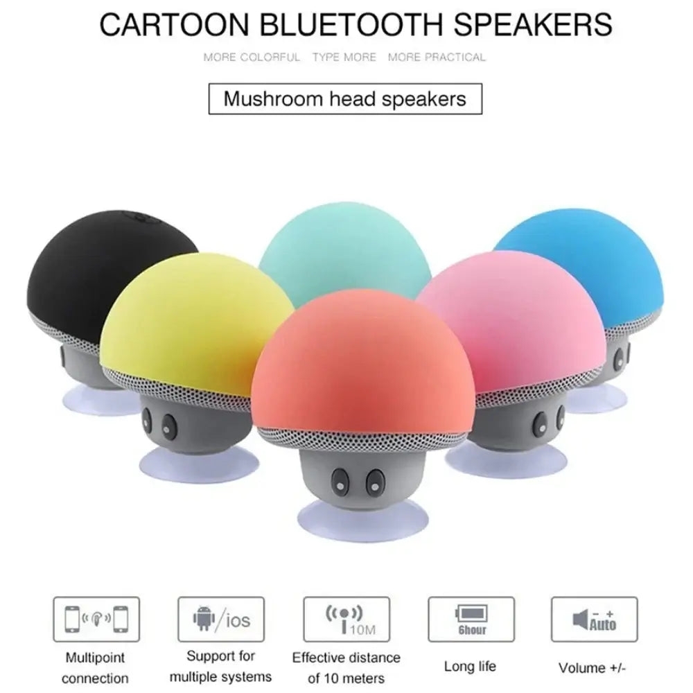 Halloween-themed mini mushroom Bluetooth speaker