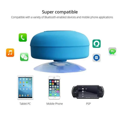 Portable waterproof BT speaker with stereo sound