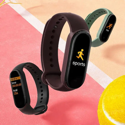 Track your fitness with the M6 smart bracelet.