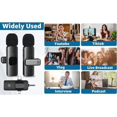 Plug-and-play mic with strong noise cancellation.