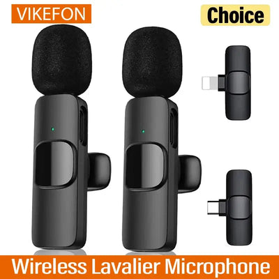 Wireless lav mic for iPhone & Android.