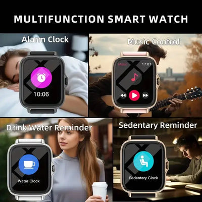 Sleek smartwatch with fitness features