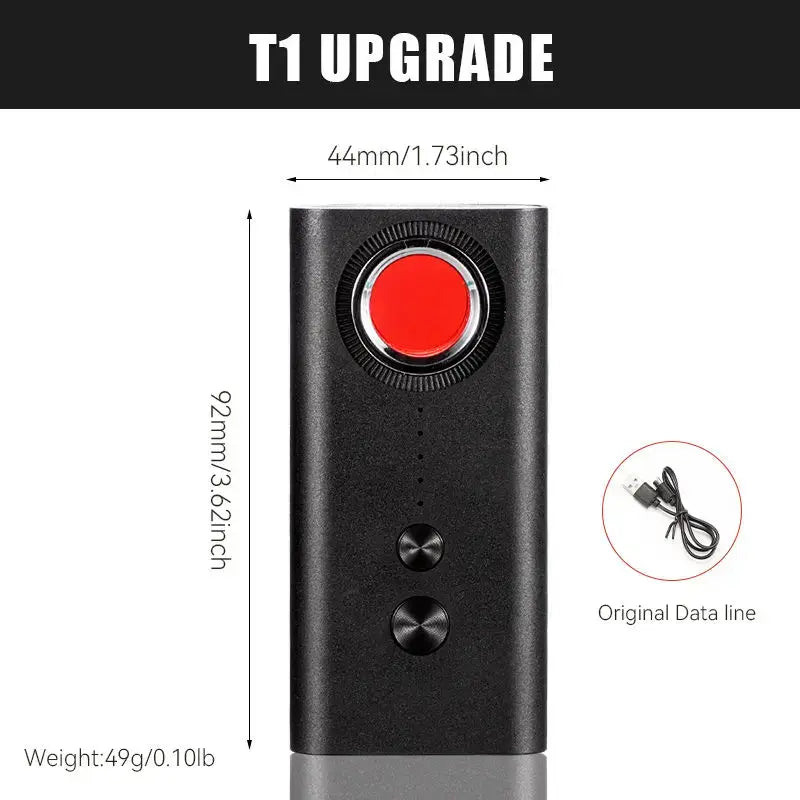 Find hidden cameras in hotel rooms.