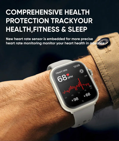 Real-time 24-hour heart rate monitoring.
