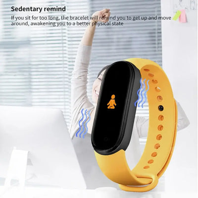 Track your fitness with the M6 smart bracelet.