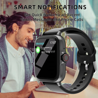 Waterproof design for daily use and workouts.