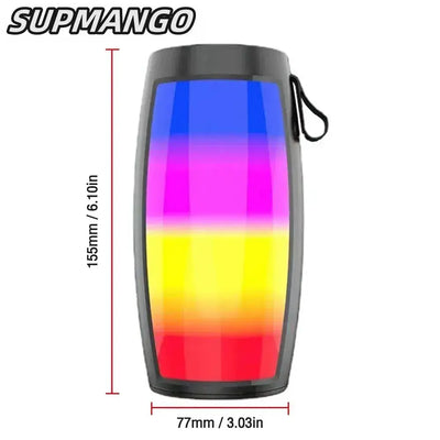 Bluetooth-enabled speaker with immersive audio.