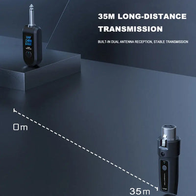 Ideal for dynamic microphones with XLR output.