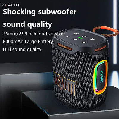 Powerful 25W Bluetooth speaker with bass boost