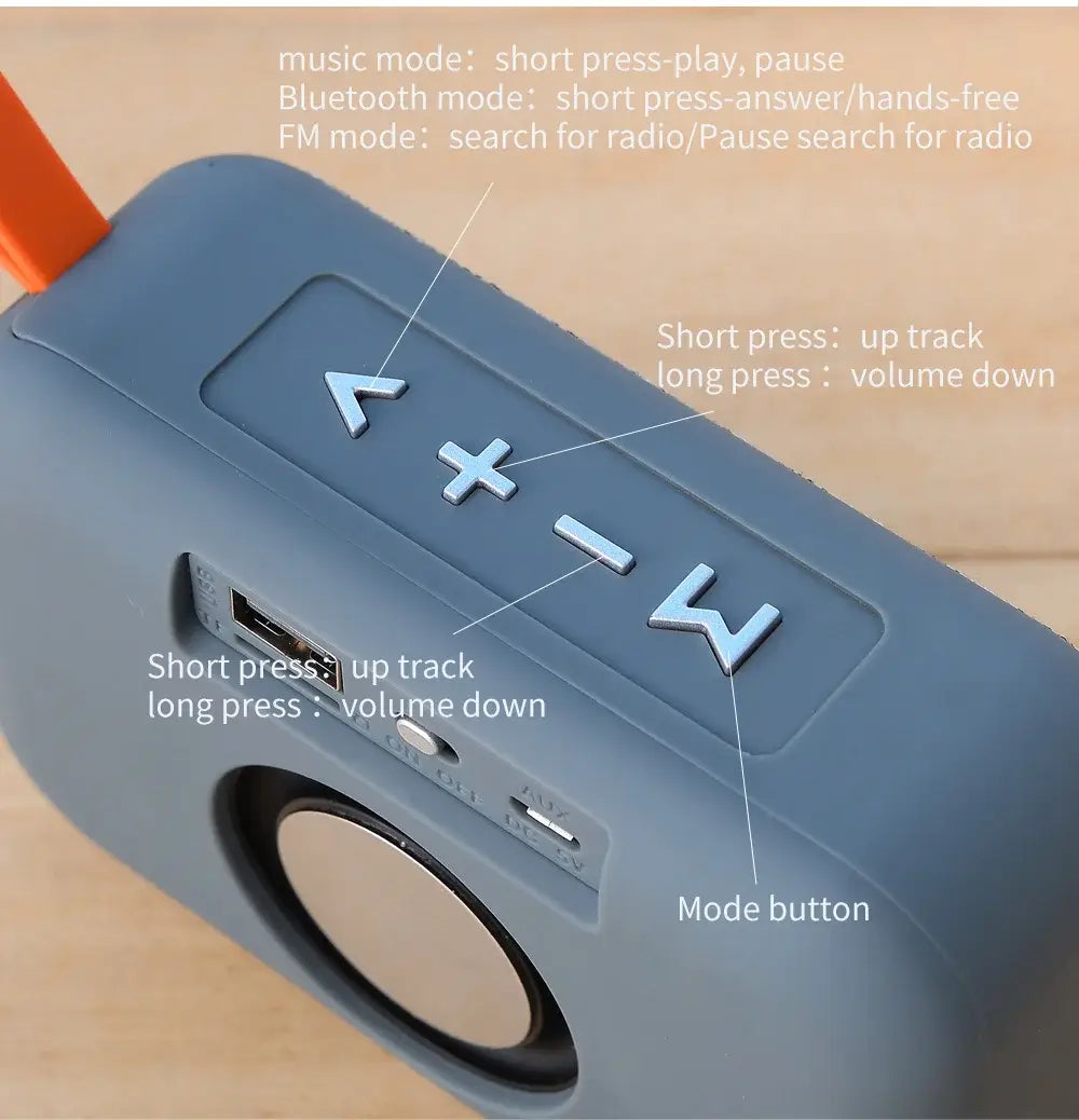 Dual-function: speaker + FM radio