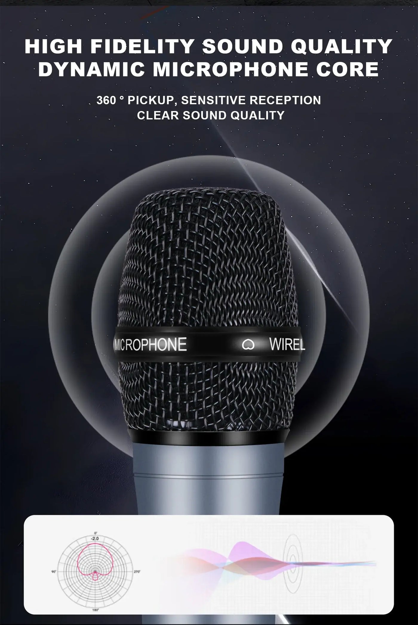 Enhanced sound stability with six antennas.