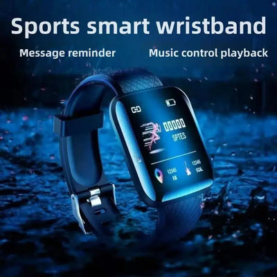 Track steps and calories with the 116 Smart Fitness Bracelet.