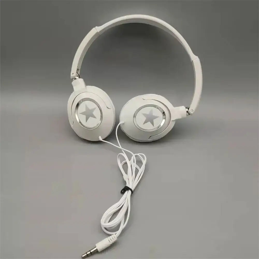 HiFi sound wired headphones with deep bass.