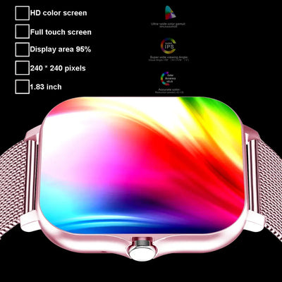 Waterproof design for daily use and workouts.
