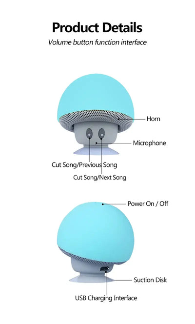 Halloween portable speaker with strong bass