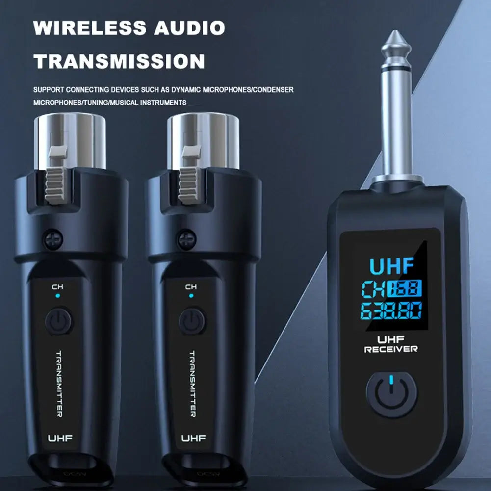 UHF transmitter & receiver system for pro use.