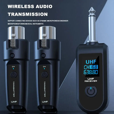 UHF transmitter & receiver system for pro use.