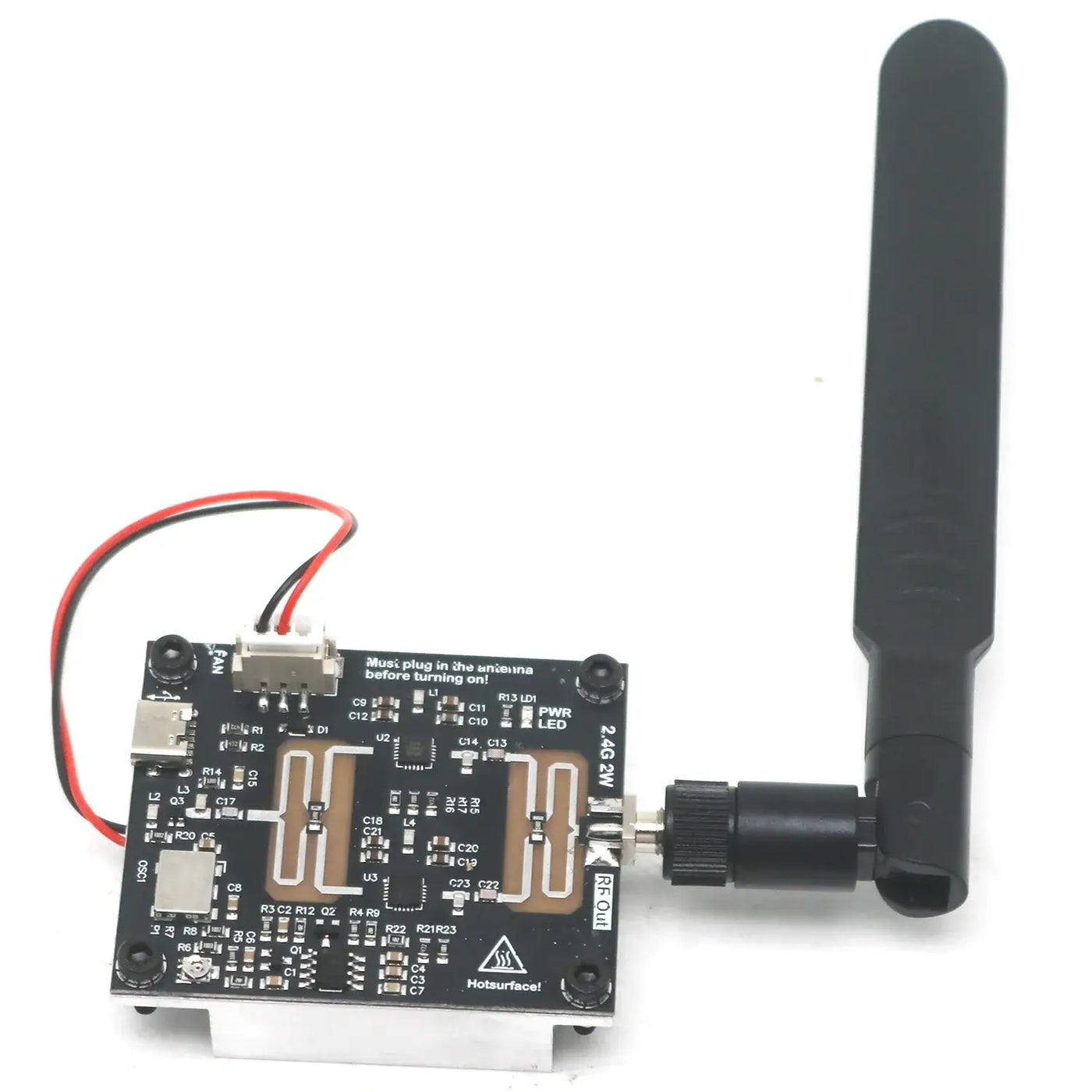 Powerful 2W RF generator & amplifier.