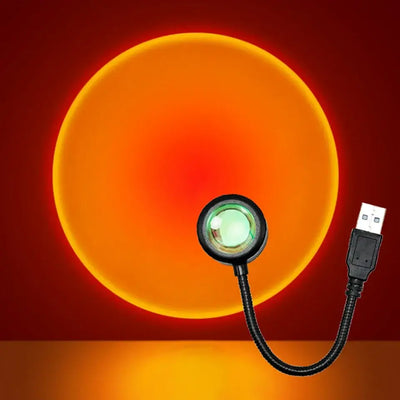 USB-powered projector for easy setup.