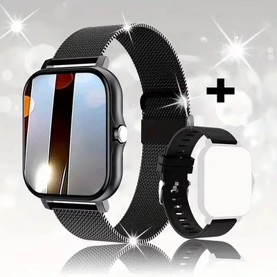 Waterproof design for daily use and workouts.