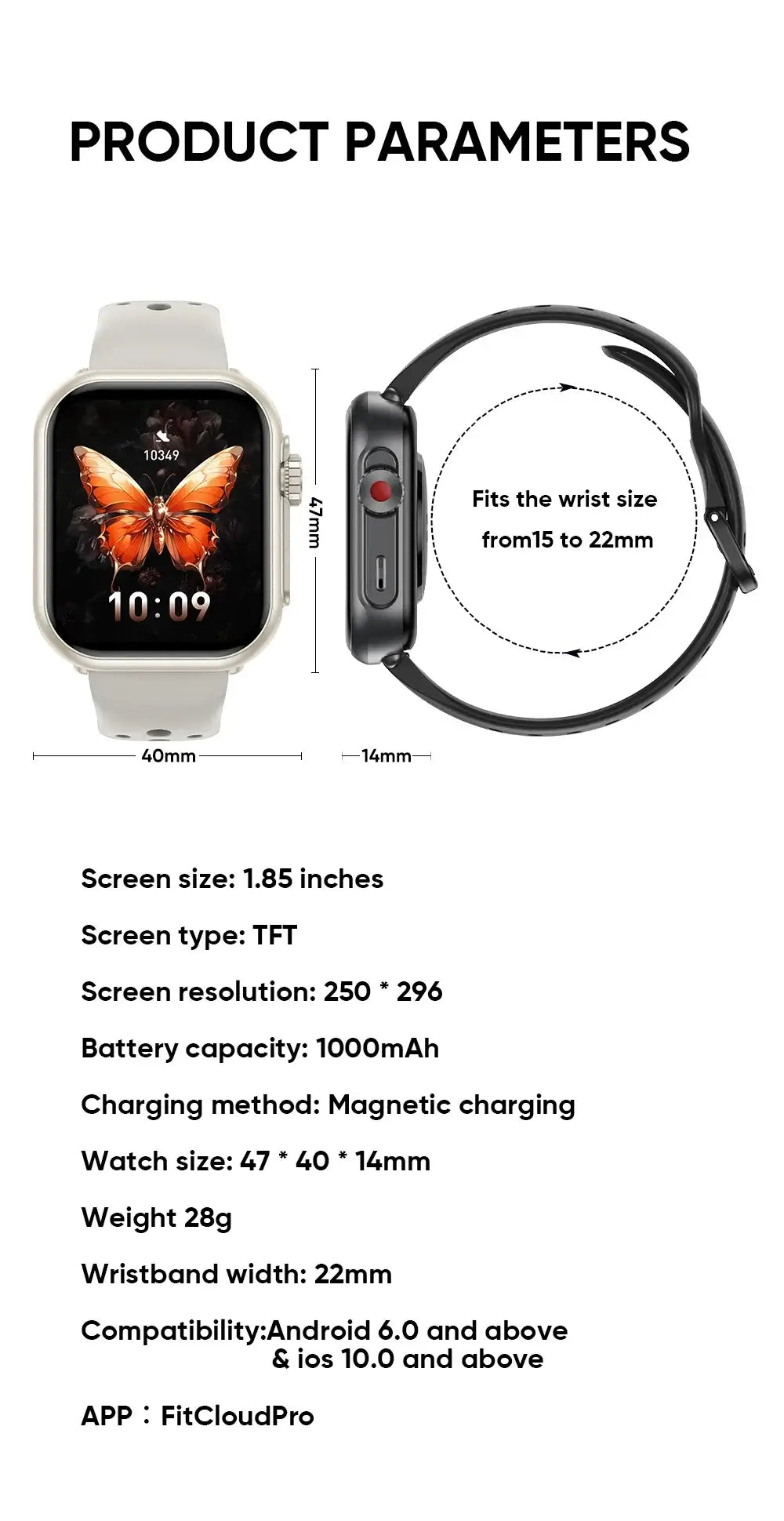 Real-time 24-hour heart rate monitoring.