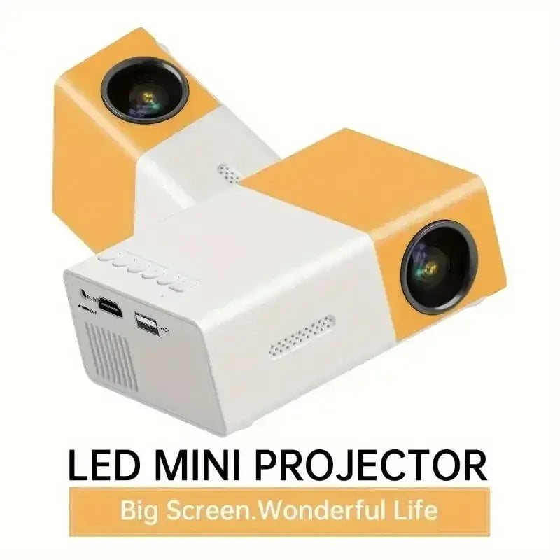 Take your cinema anywhere with portable design.