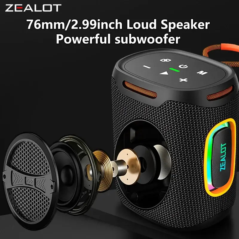 Long-lasting 6000mAh battery speaker