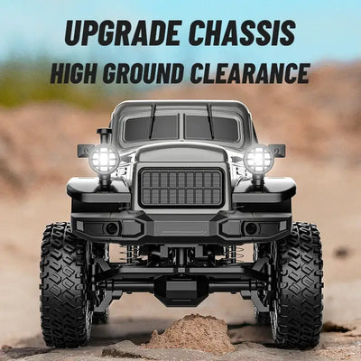 Drives over sand, grass & gravel easily.
