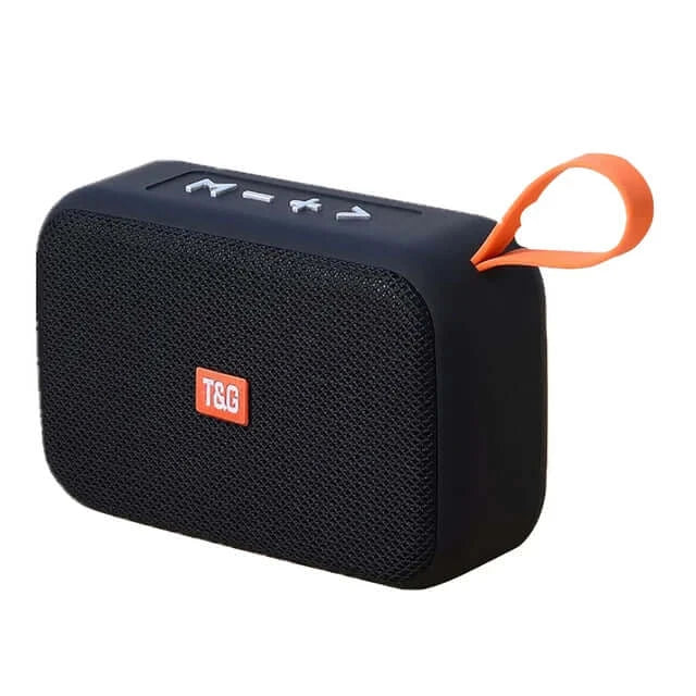 Portable wireless speaker with deep bass and FM radio.