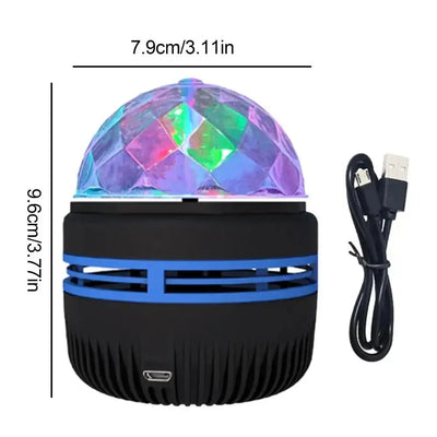 USB powered for convenience and portability.