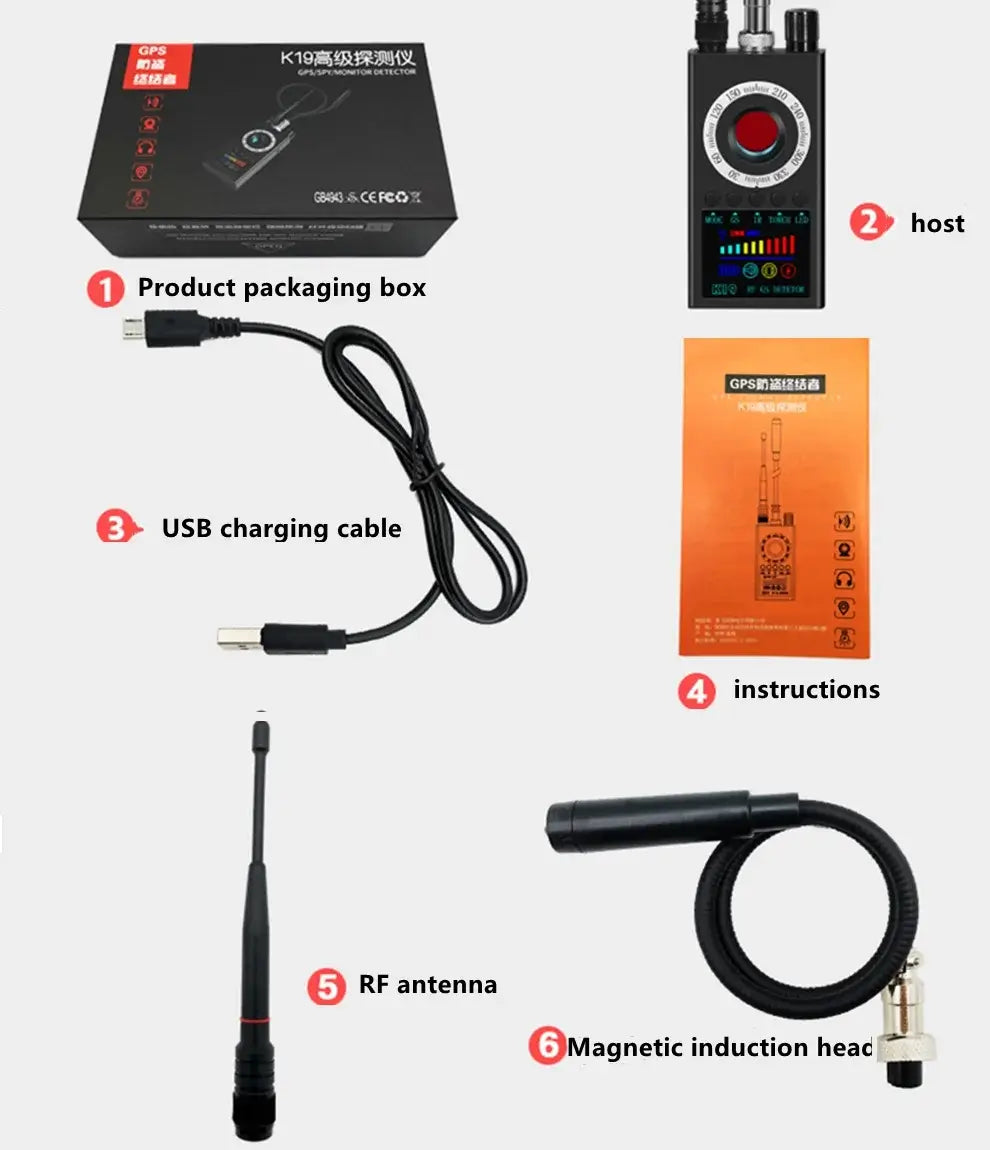 Find wiretaps & hidden listening devices.