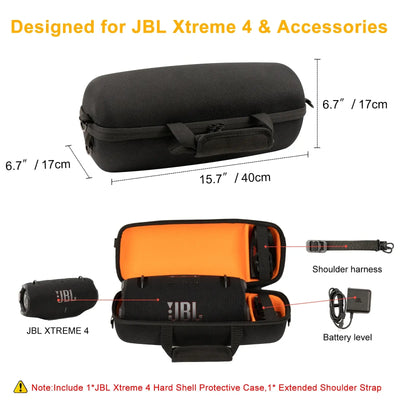Durable travel case for JBL wireless speaker