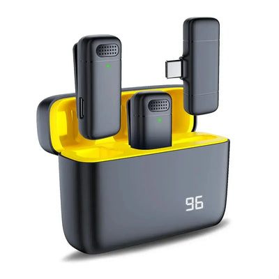 Wireless freedom for hassle-free recording.