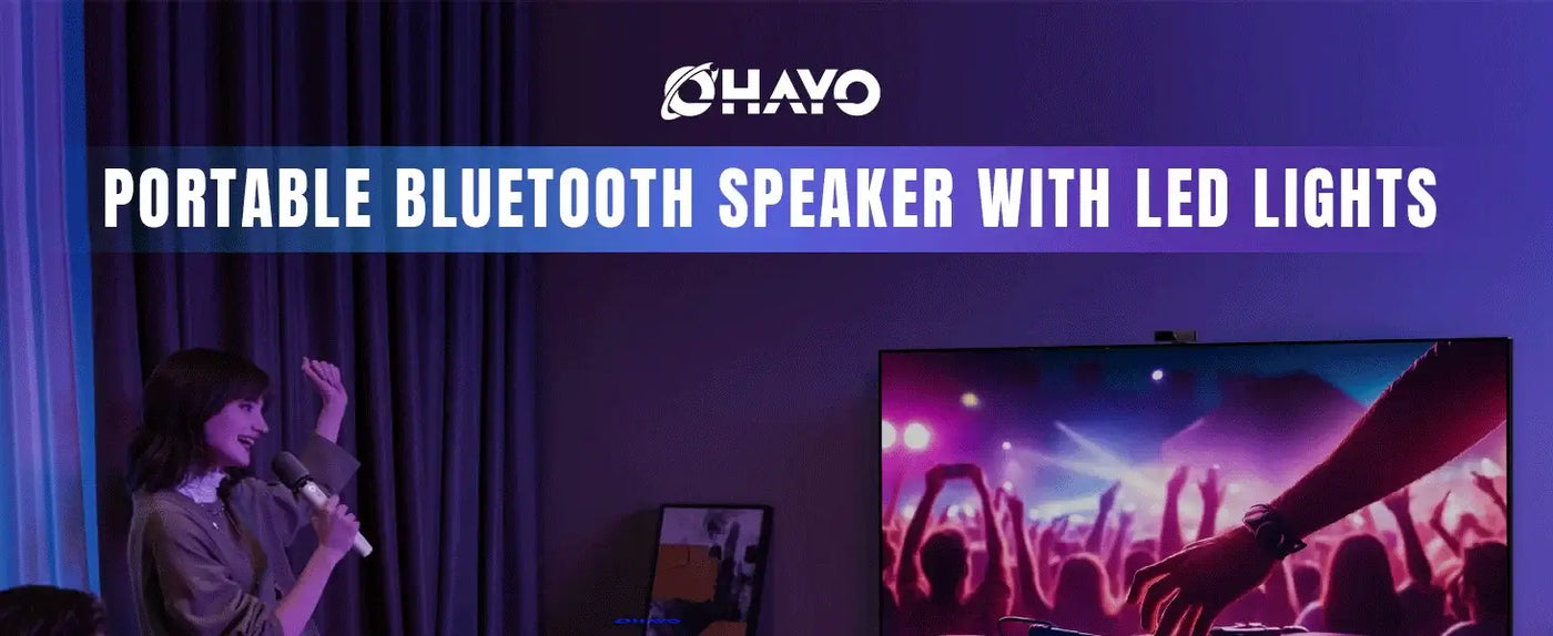 Vibrant lights sync with your music