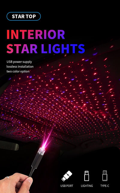 Laser star projector for ceiling decor.