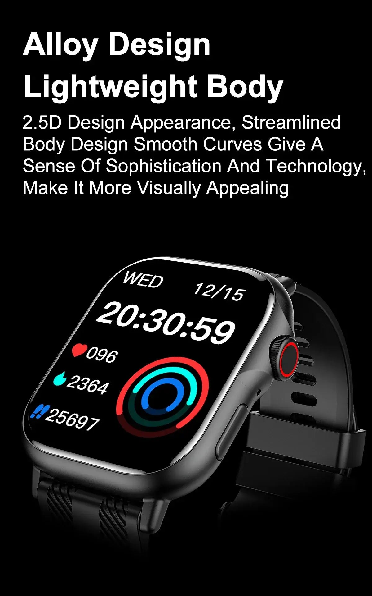 Track workouts, health, and more in one sleek watch.