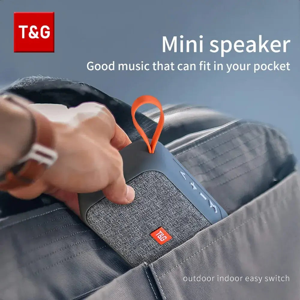 Enjoy music anywhere with this mini soundbar