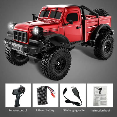 Realistic RC pickup truck for kids.