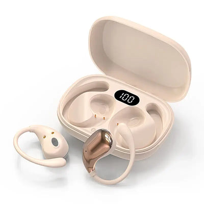 Portable charging case with digital display.
