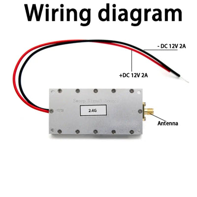Powerful 2W RF generator for testing.