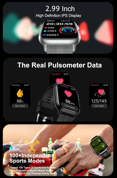 Track workouts, health, and more in one sleek watch.