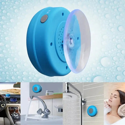 Waterproof Bluetooth shower speaker with suction cup