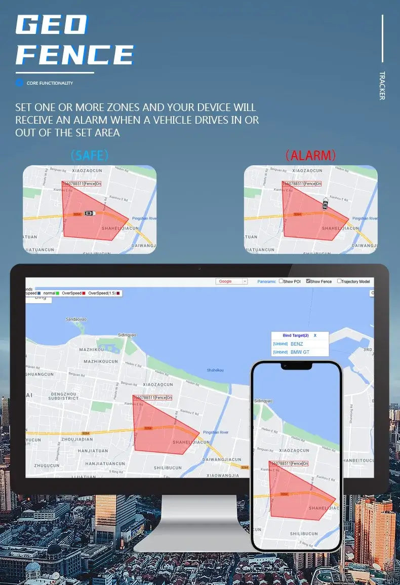 Works with 2G SIM cards for tracking